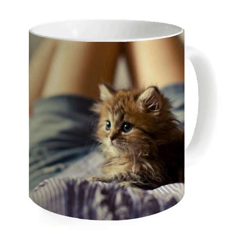 Nuevo Diseño de Cerámica Tazas de Café de Lujo Chicas Gato Creativo