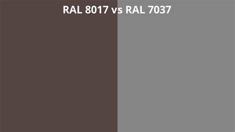 Ral 8017 Vs 7037 Ral Colour Chart Uk