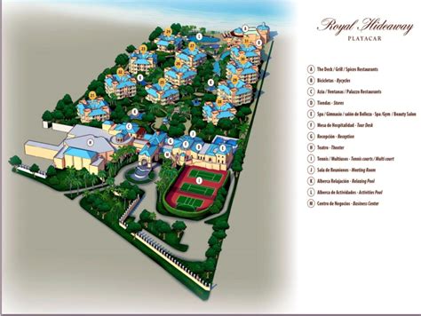 Resort Map | Royal Hideaway Playacar | Riviera Maya, Mexico