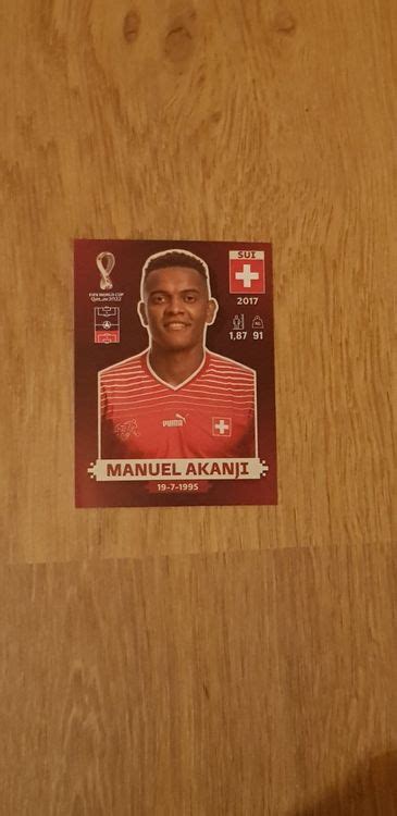 WM 2022 Qatar SCHWEIZ SUI5 MANUEL AKANJI Kaufen Auf Ricardo