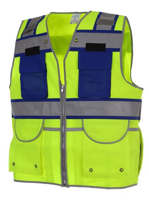 Polyester Green Reflective Safety Jacket For Construction At ₹ 1895 In Ghaziabad