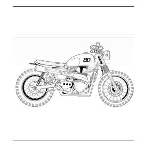 Motos Livre De Coloriage Collection D Illustrations Pour Colorier De