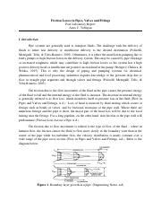 Friction Losses Post Lab Pdf Friction Losses In Pipes Valves And