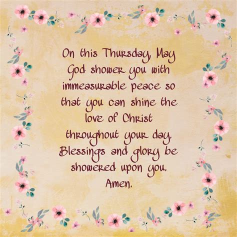 Bestdailyprayer Thursday Blessings And Wishes In