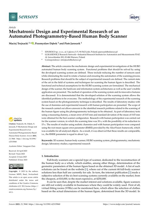 PDF Mechatronic Design And Experimental Research Of An Automated