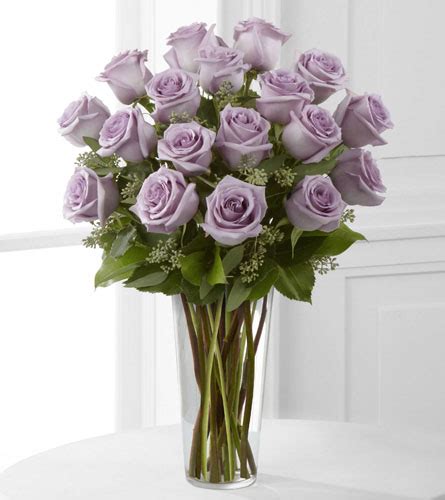 Janousek Florist - Purple Flowers - Deluxe Lavender Rose Bouquet E3-4811D