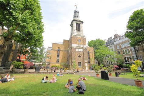 St Anne S Churchyard London Uk Editorial Stock Photo Image Of