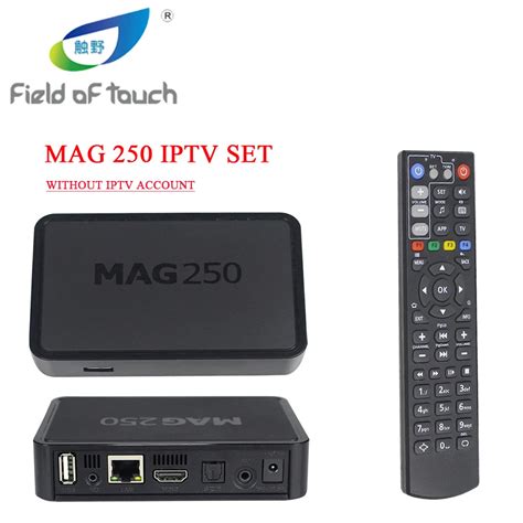 MAG 250 Iptv Set Top Box Sem Conta Iptv IPTV Europeu Caixa De Conector