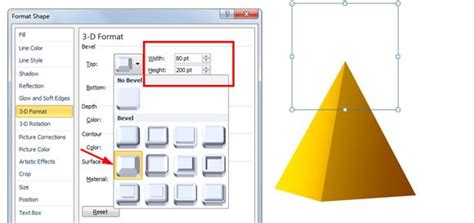 Create Simple D Pyramid In Powerpoint Using Shapes