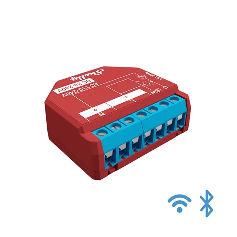 Shelly Plus 1 PM Potentialfreies WiFi Bluetooth Relais Bei Plonke Shop