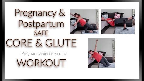 6 Min Core And Glute Workout With Options For Pregnancy Postnatal And Advanced Youtube