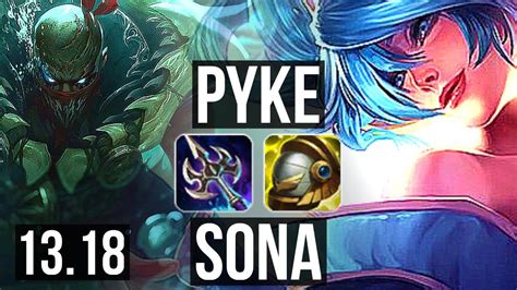 PYKE Sivir Vs SONA Ezreal SUP 4 1 14 2 3M Mastery 700 Games