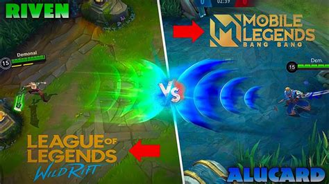 Mobile Legends Vs Lol Wild Rift Find The Difference Youtube