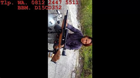 Tes Tembak 100mtr Senapan Angin Pcp Black Kite Youtube