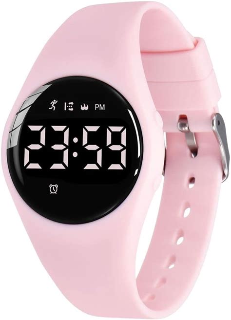 aswan watch Reloj Digital para niñas y niños con Podómetro Distancia y