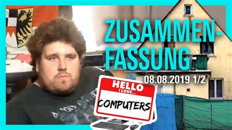 Drachenlord Stream 08 08 2019 1 2 ZUSAMMENFASSUNG Eher Der PC Typ