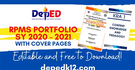 Complete Editable Rpms Portfolio With Cover Page Free Download