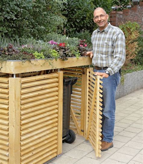 Mülltonnenbox selber bauen in 8 Schritten mit Gratis Anleitung und