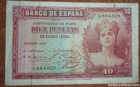 Billete Pesetas Sin Serie Mbc Ws El Vendido En Subasta