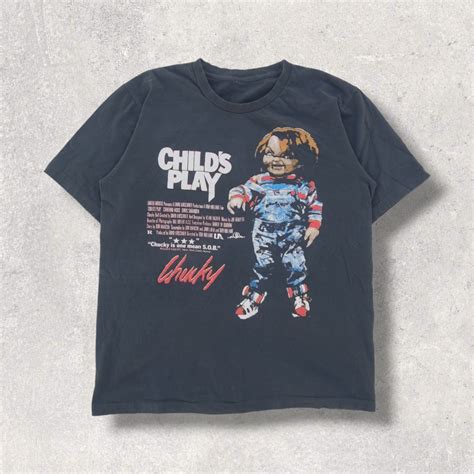 Vintage Childs Play Chucky Mens Fashion Tops And Sets Tshirts And Polo