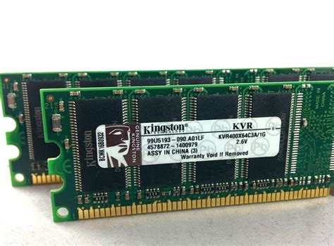 Kingston Kvr X C A G Gb X Gb Pc Ddr Pin Dimm Ram Ebay