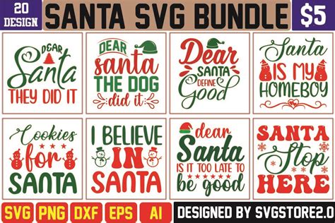 Santa SVG Bundle Bundle · Creative Fabrica