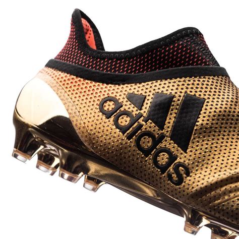 Adidas X Fg Ag Skystalker Tactile Gold Metallic Core Black Solar Red