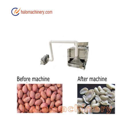 Jinan Halo Peanuts Half And Peeling Machine Halomachinery