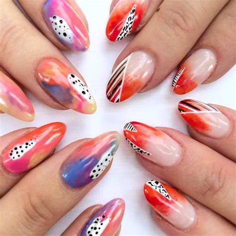 Unusual Watercolor Nail Art Ideas That Looks Cool Addicfashion