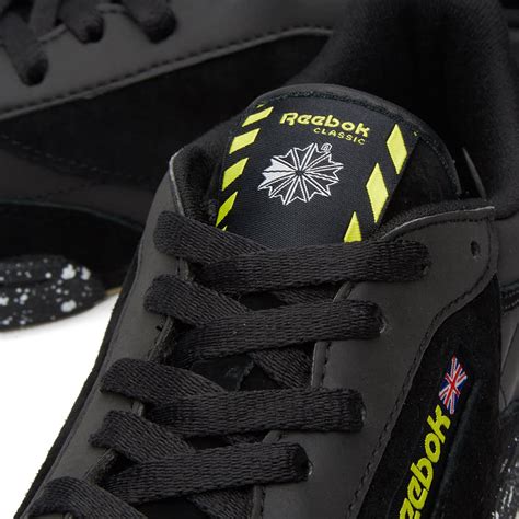 Reebok X Faces And Laces Club C 85 Black Yellow And White End Se