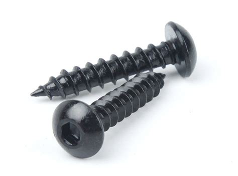 Class 8 8 Black Oxide Steel Socket Drive Self Tapping Screws Hex Drive