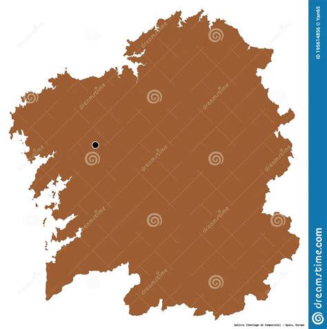 Galicia Comunidad Aut Noma De Espa A En Blanco Patr N Stock De