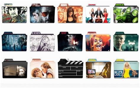 Movies Folder Icon Pack 1 By Sherlocklogy On Deviantart