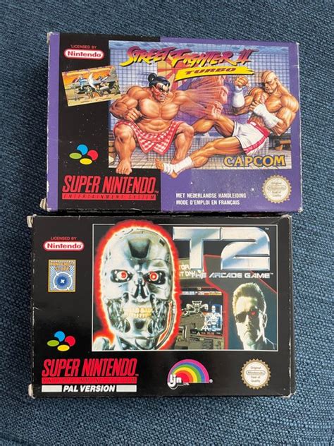 Nintendo Snes Street Fighter 2 Turbo And T2 The Arcade Game Catawiki