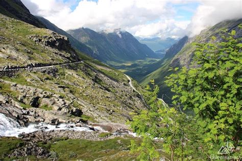 Norwegia Geirangerfjord I Droga Or W I Trolli G Romaniacy