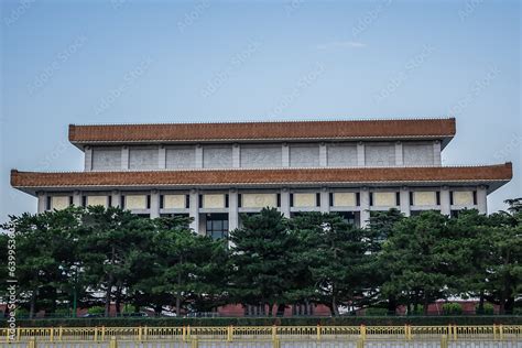 Fotka Chairman Mao Memorial Hall Also Known As The Mausoleum Of Mao