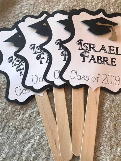 Graduation Paper Fans Graduation Fan Favor Graduation Favor Etsy