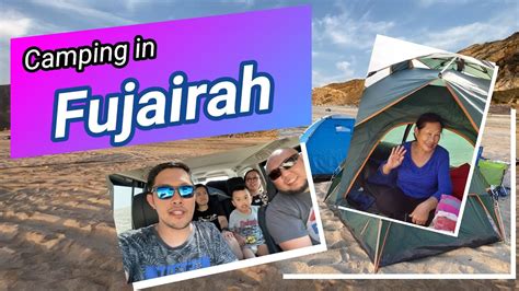 Camping In Fujairah Al Aqah Beach YouTube