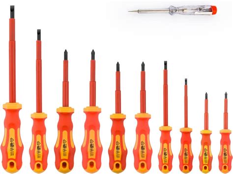 Amazon FESA Electrician Insulated Screwdriver Set 1000V 11 Piece