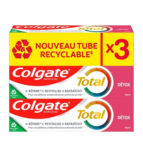 Colgate Total Dentifrice D Tox X Ml Pas Cher Auchan Fr