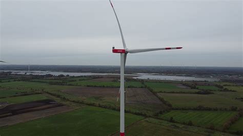 Wind Farm Janneby Nordex N Nordex N Drone Flight Youtube