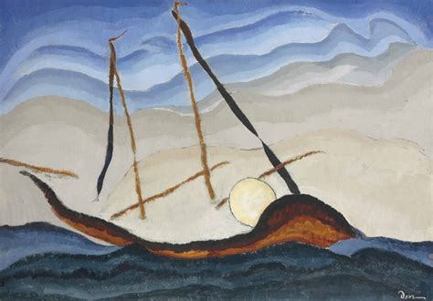 Arthur G Dove 1880 1946 Boat Going Through Inlet Christies