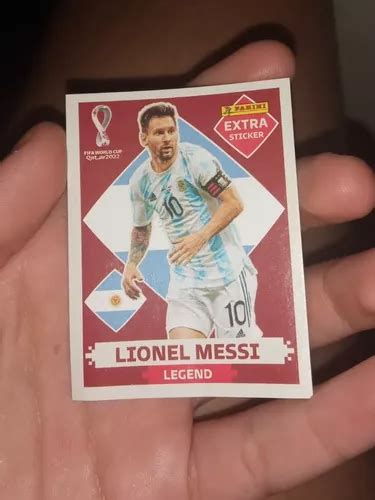 Lionel Messi Extra Sticker Figurita Panini Mundial Qatar2022 7 000 En