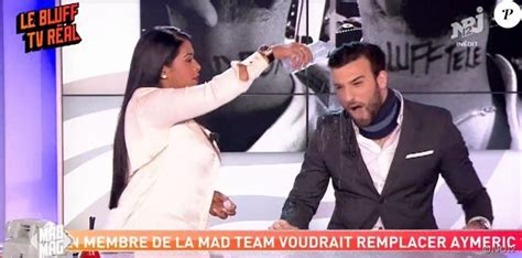 Aymeric Bonnery mouillé par Ayem Nour Mad Mag de NRJ12 mardi 24