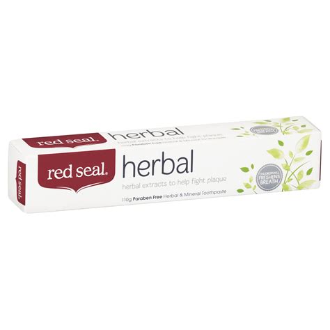 Red Seal Herbal Toothpaste 100g Fresh Beauty Co New Zealand