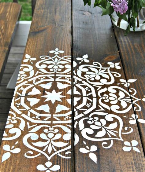 Farmhouse Picnic Table The Painted Home By Denise Sabia Picnic