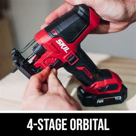 Skil Pwr Core 12 12 Volt Brushless Variable Speed Keyless Cordless Jigsawbattery Included In