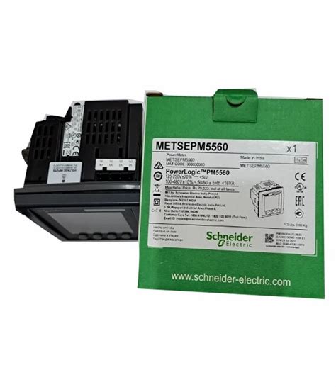 Backlit Lcd Schneider Power Meter Metsepm5560 Pm5560 Power Meter For