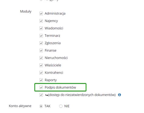 Podpis online - System Obsługi Najmu - Przewodnik