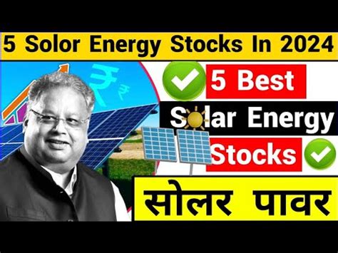 Best Solar Stocks To Buy Now For Solar Stocks In India Green